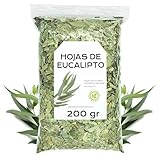 Infusion Eucalipto 200g - Eucalipto Hojas - Hojas de Eucalipto Naturales - Infusiones a Granel - Rica en Minerales y Nutrientes - Propiedades Naturales (200 gr)