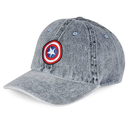 Image of Free Authority Captain America Featured Blue Caps for Men
