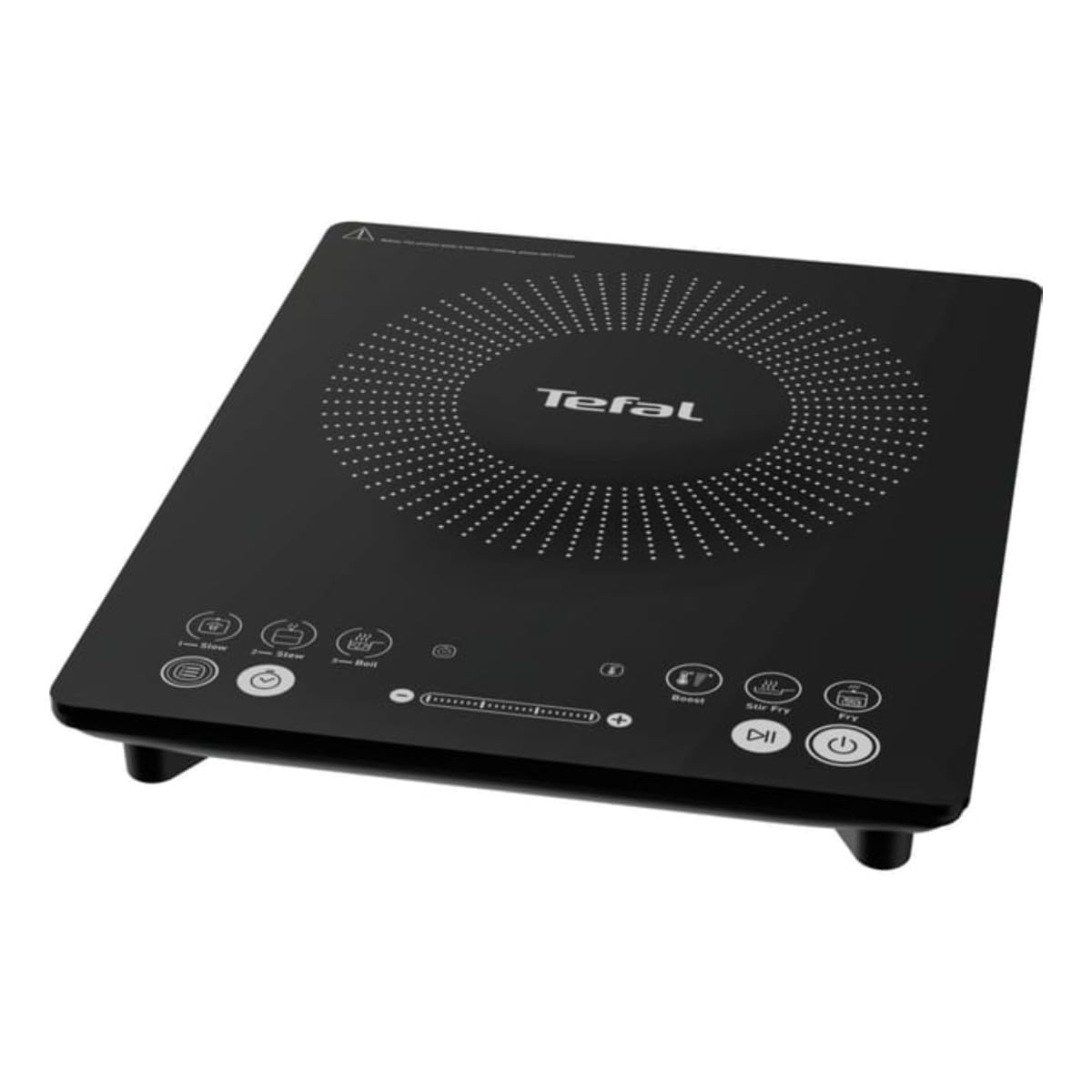 Tefal Induktionskochfeld, Everyday Slim, 45 mm dick, 2100 W, tragbar, kompakt, 6 Programme, 1 manueller Modus, Touchscreen, einfache Reinigung, IH210801