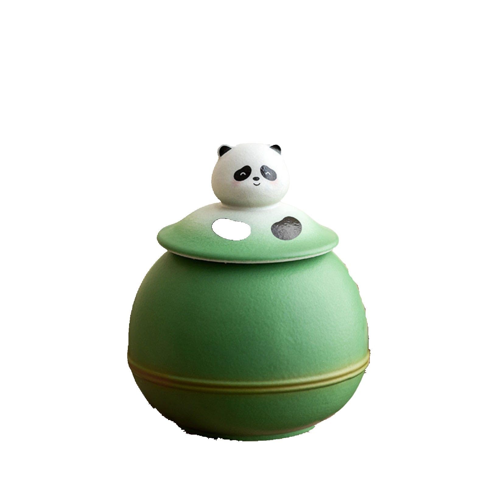 FZYOZZDPASL Ceramic Tea Canister Minimally Painted Tea Can for Coffee, Spices