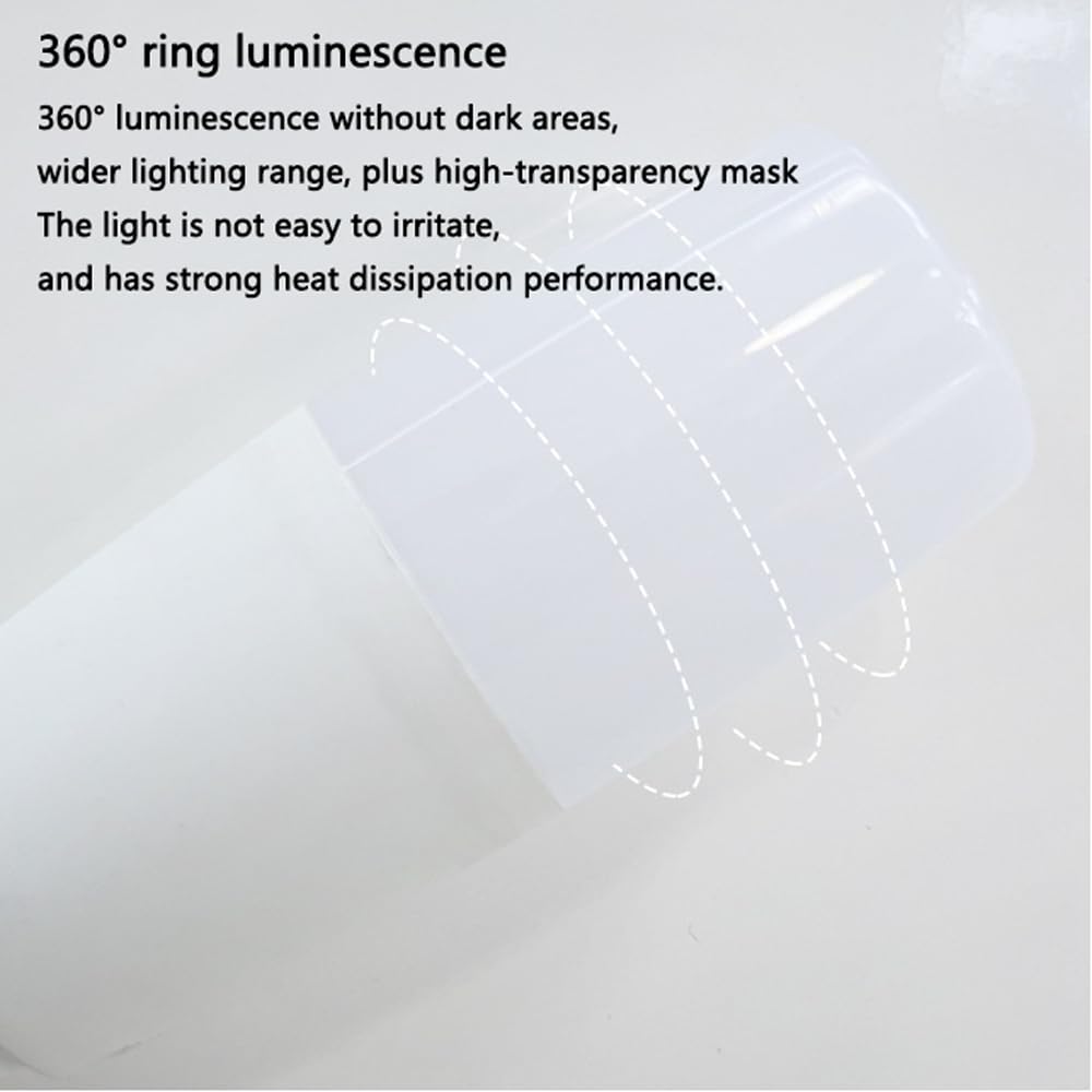 Paquete de 10 bombillas LED de 20 W - Rosca estándar E27, bombilla LED de bajo consumo no regulable equivalente a 150 W, salida de 2000 lúmenes, lámpara de bajo consumo de 270° para tienda, gar