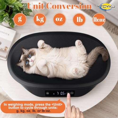 Image of Digital Pet Scale for Accurate Weighing,Baby Scale Kitten Scale,Up to 88lb