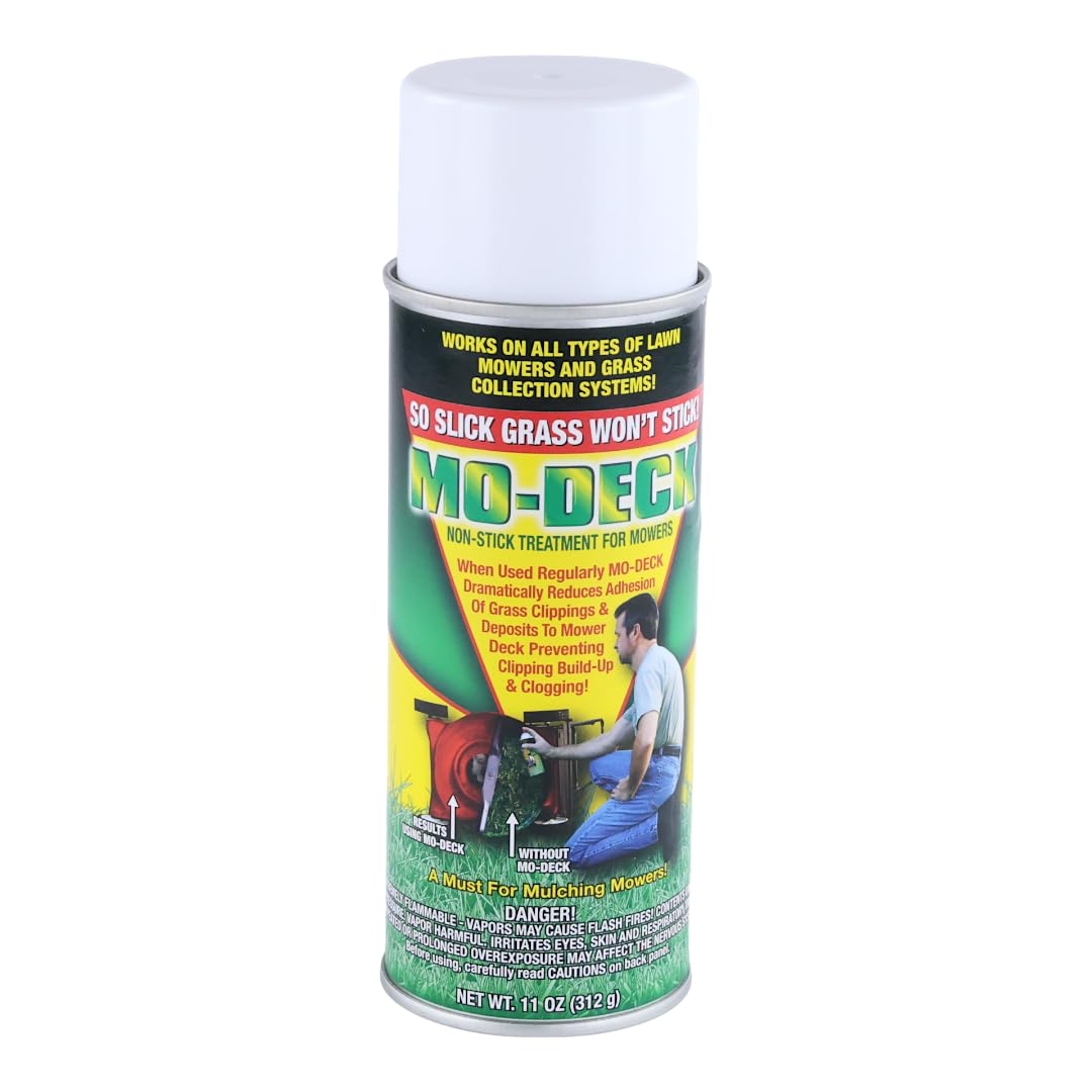 Mo-Deck Spray Non Stick Grass Lawn Mower Blade Deck Spray(11 oz Aerosol Can)