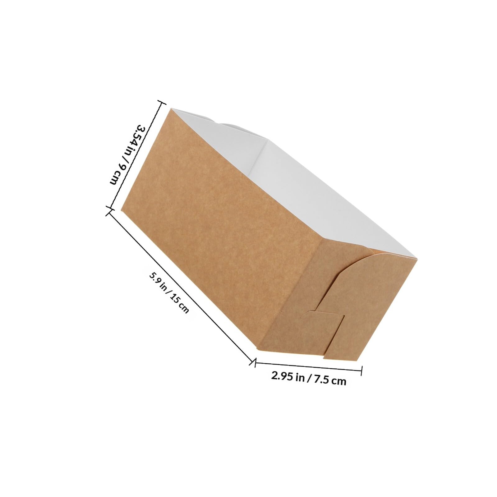 Kichvoe 50 Pezzi Scatole per Imballaggio Panini e Contenitori per Torte in Carta Antigrasso, Confezioni da Asporto Pratiche per Sandwich e Colazione in Viaggio