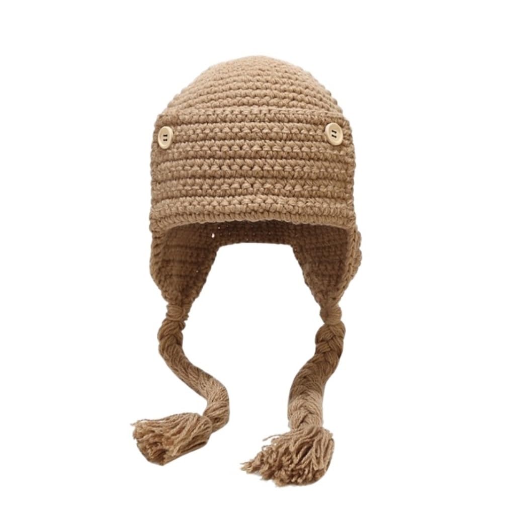 Wintermütze für Outdoor-Aktivitäten Mütze, Warm, Grob Gestrickt, Mit Zopfmuster, Weich, Dehnbar, Dick, Niedliche Strickmütze Warme Winterkappe