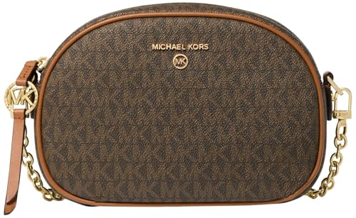 michael kors jet set charm small oval camera crossbody bag