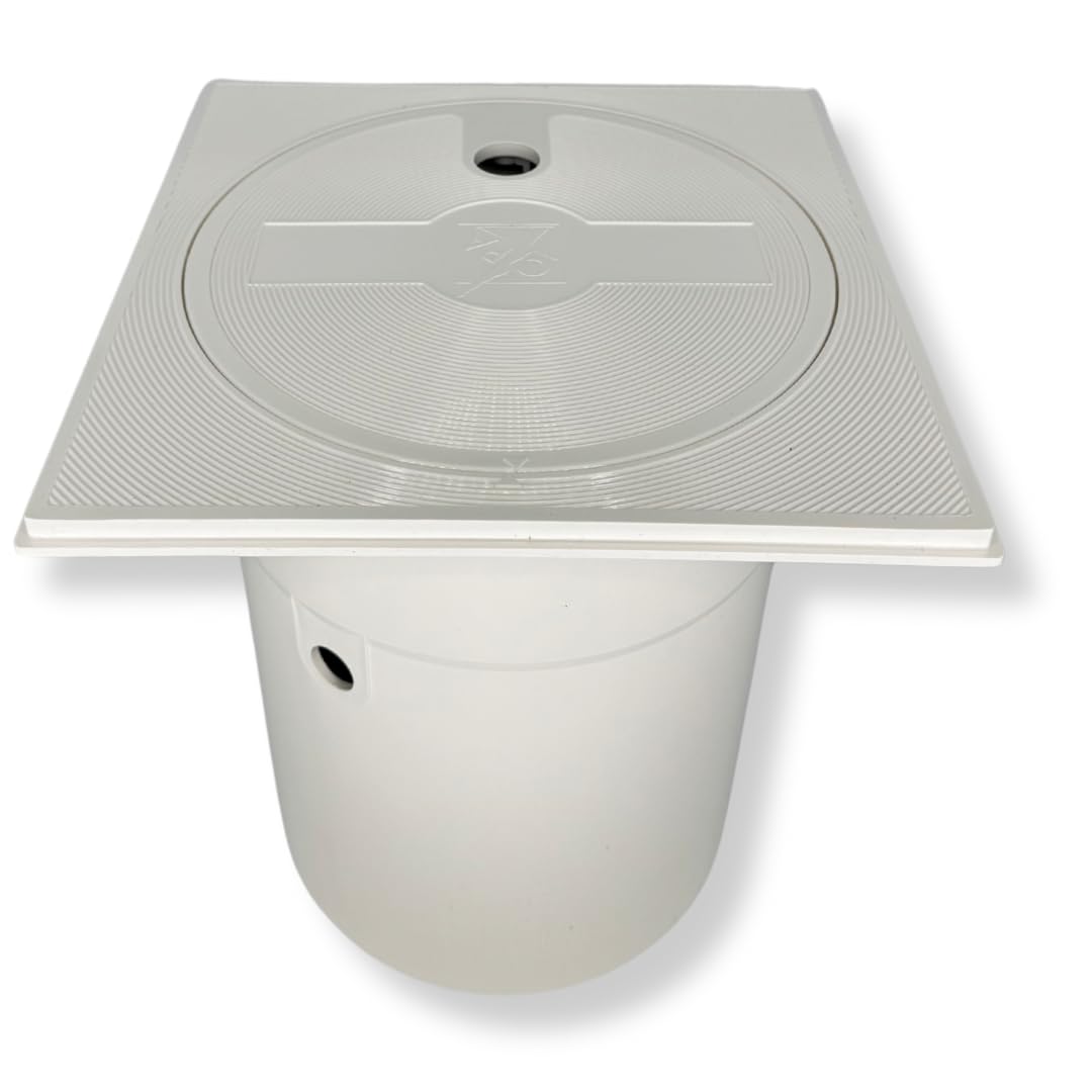 Regolatore di Livello Acqua Piscina con Galleggiante Idraulico 3/8 C-305, Bianco, Meccanismo di Carico – Made in Italy