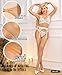 RSLOVE Halterlose Strümpfe Damen Sexy - Halterlose Strapsstrümpfe aus Nylon mit Spitze und Rutschfestem Silikon 30 Den Hautfarben Einheitsgröße