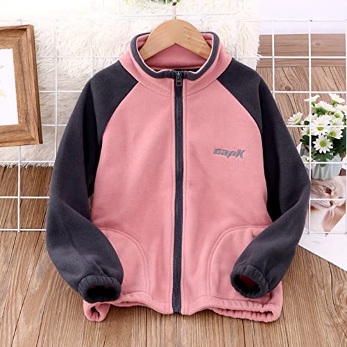 Toddler Kids Boys Girls Long Sleeve Winter Zippered Coat Jacket Thicken Warm Outwear Tops Girls Rain Jacket Size 82