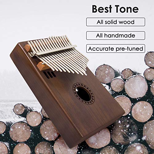 AKLOT 17 Touches Clés Kalimba, Professionnel De Haute Qualité Doigt Pouce Piano Instrument de Musique Cadeau pour les… - Les Beatles, Paul McCartney, John Lennon, RIngo Starr, George Harrison AKLOT 17 Touches Clés Kalimba, Professionnel De Haute Qualité Doigt Pouce Piano Instrument de Musique Cadeau pour les… – Image 5