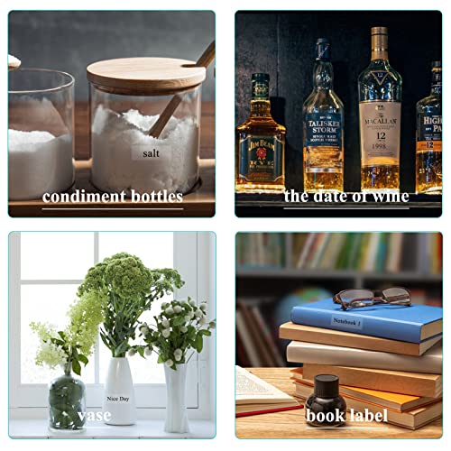 Replace Label Tape, 9Mm Label Tape Replacement, Labeling Tape For Casio Label Maker Printer Kl-60/120/170/780/820 Cw-L300(Black On Clear) #TOP4