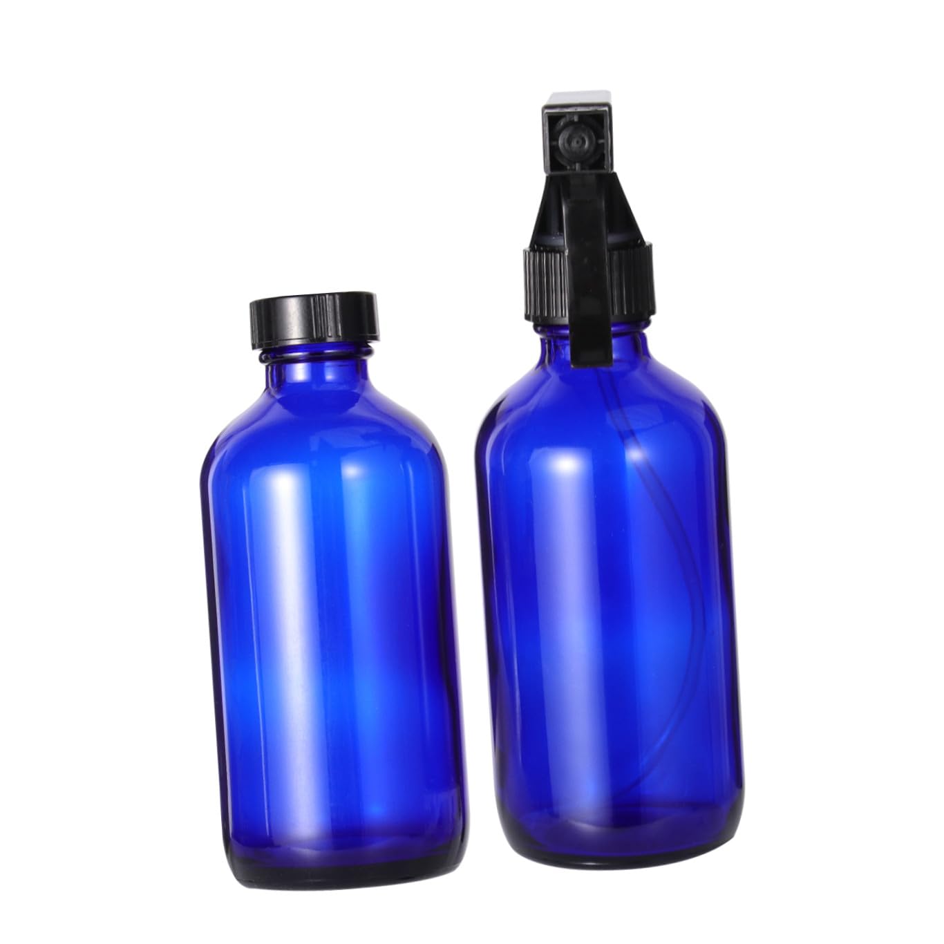 FRCOLOR Flacone Ricaricabile in Blu Flaconi Spray Vuoti Riutilizzabili Contenitori per Cosmetici da Viaggio di Flaconi da Ugello e Tappi