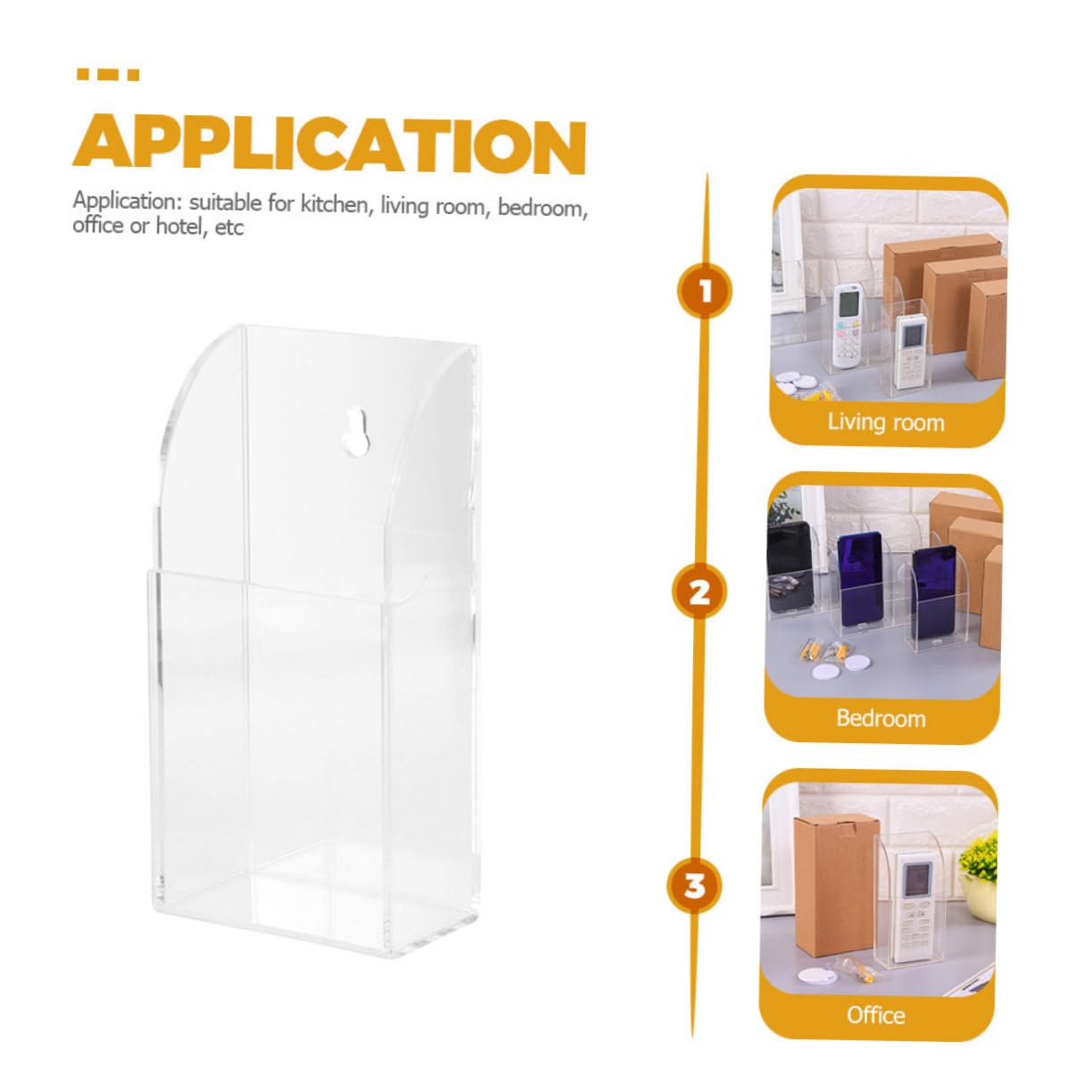6piezas Soporte Organizador Para Control Remoto y Teléfono Móvil Para Hogar Oficina y Sala De Estar Solución De Almacenamiento Estilizada Diseño Moderno y Funcional