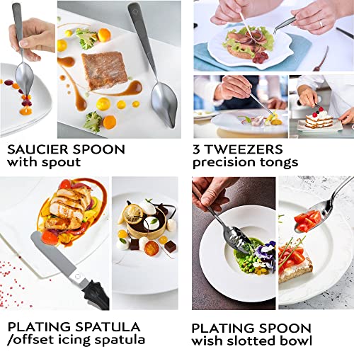 Luxury-Plating-Kit-Decoracion-para-Emplatar-como-un-Chef-Profesional-1-cuchara-perforada-1-cuchara-para-dibujar-con-salsa-1-espatula-y-3-pinzas