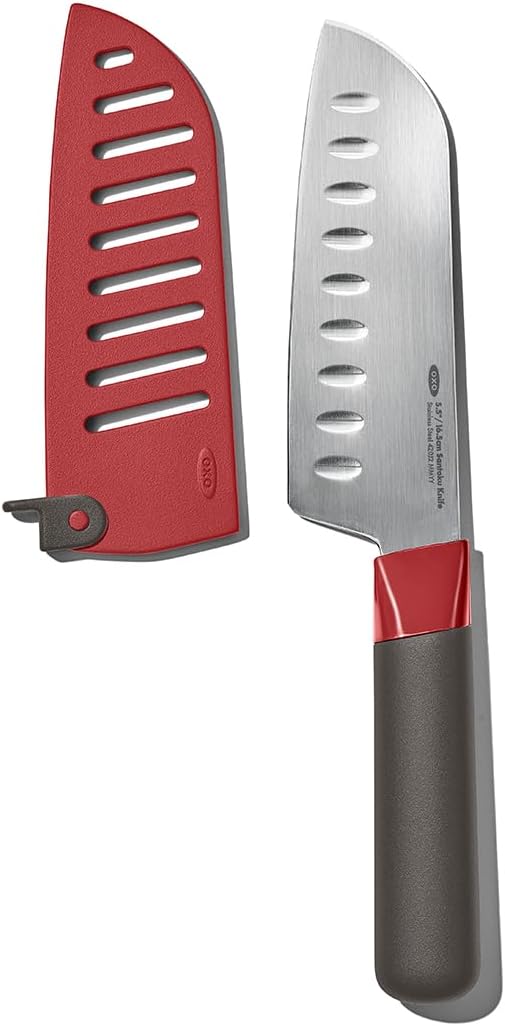 OXO Outdoor 5.5in/14cm Santoku Knife with Locking Sheath