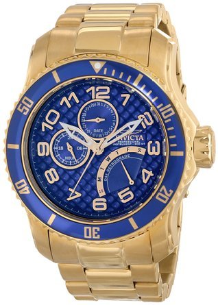 CrN^ Invicta Men's 15342 Pro Diver Analog Display Japanese Quartz Gold Watch j Y rv ysAiz
