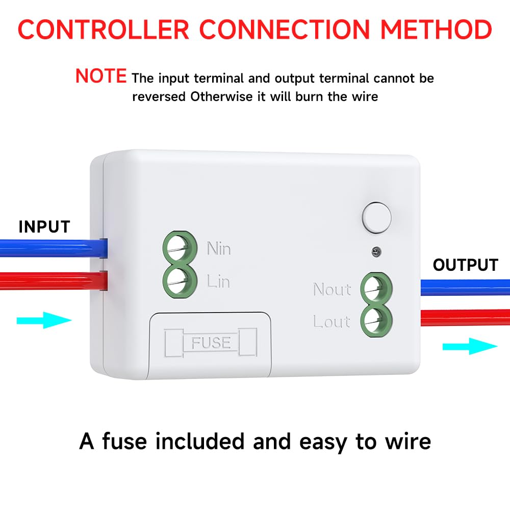 RF433 Interrupteur sans fil kit radio interrupteurs sans fil pour eclairage interupteurs cinetiques sans fil sans pile telecommande a bouton (1Gang 2V1 White)
