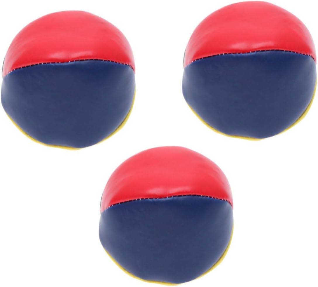 BIUDECO Juggling Ball Toy 3pcs Pu Juggling Bag Kids