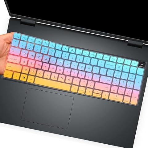 Keyboard Cover for Dell Latitude 3550 3540 5550 5540 5530 5531 5520 5521,Precision 3580 3581 3560 3570 3561 3571 3590 3591 Laptop,Dell Latitude 5520 5530 5540 Keyboard Skin Protector-Colofur Cover