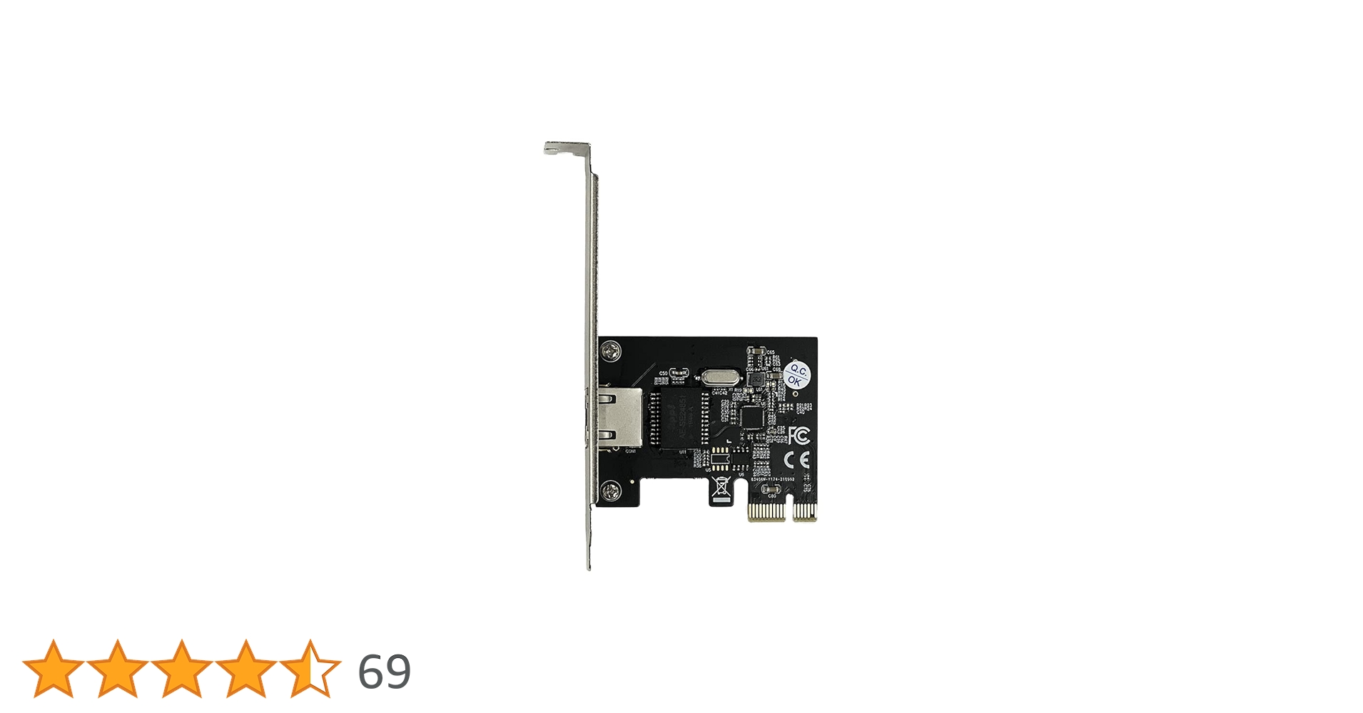 Amazon | 玄人志向 2.5GビットLANカード GBE2.5-PCIE | 玄人