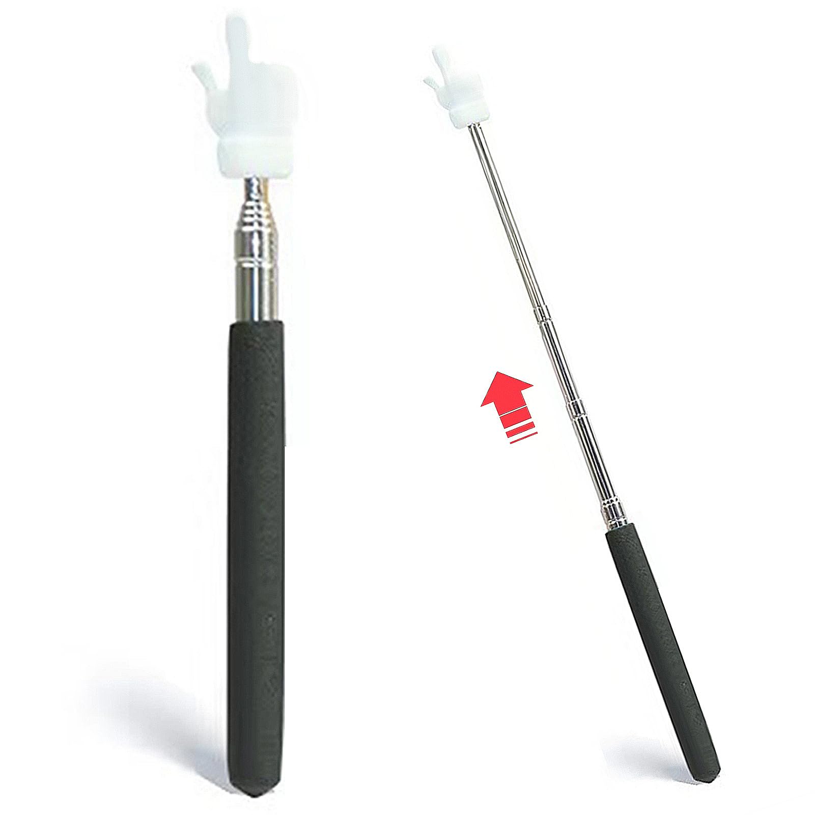 Neamou Pointer Stick for Classroom,Teacher Pointer Telescoping Pointer Stick - Classroom Pointer Retractable Sticks, Finger Pointer Stick Reading Pointers, Teacher Supplies