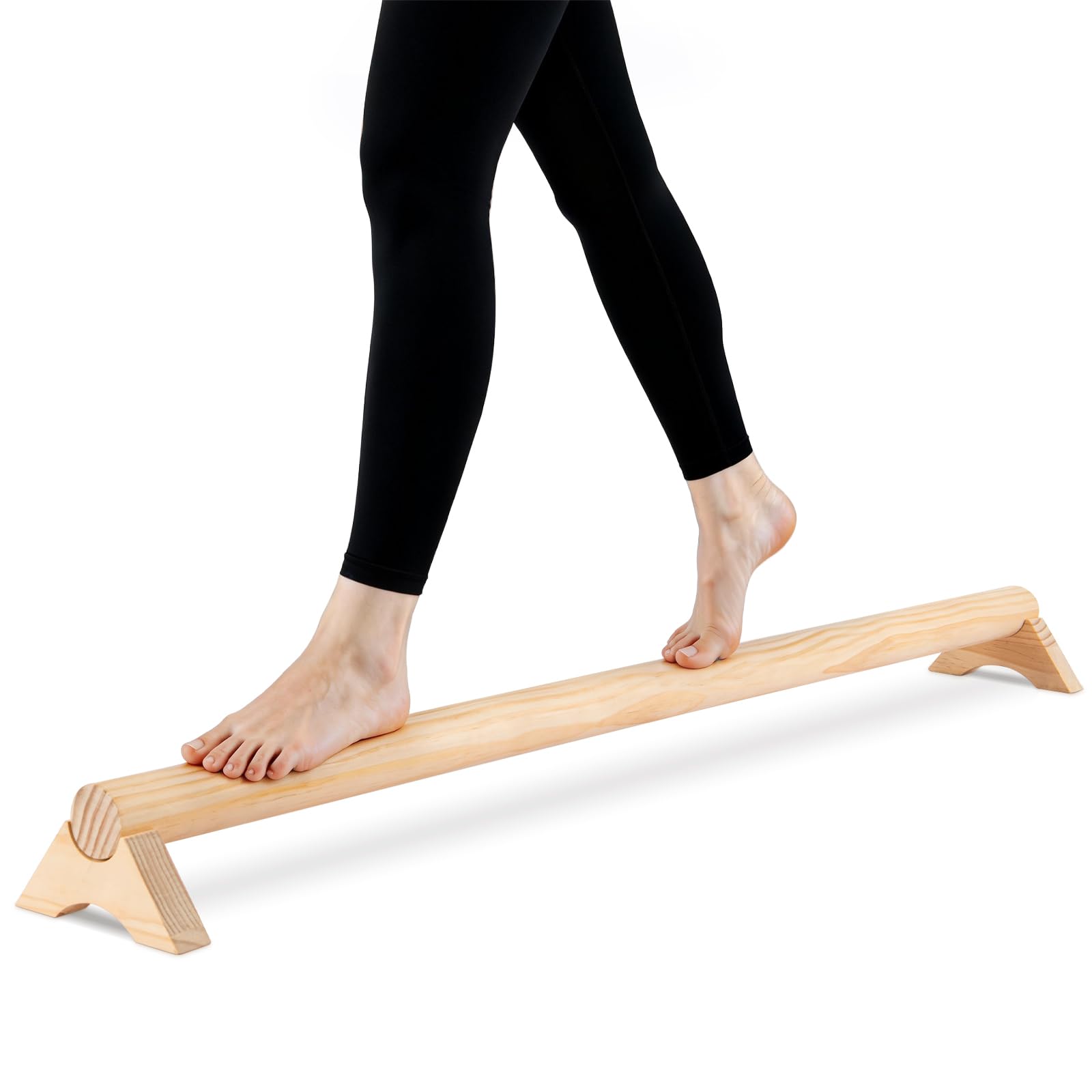 LN COZY CORNER Solid Wood Balance Trainer Balance Board for Home Gym, Core Workout & Stability Training, Sensory Stabiliser Board for Adults & Elderly, Durable Wooden Balance Board Fitness Equipment