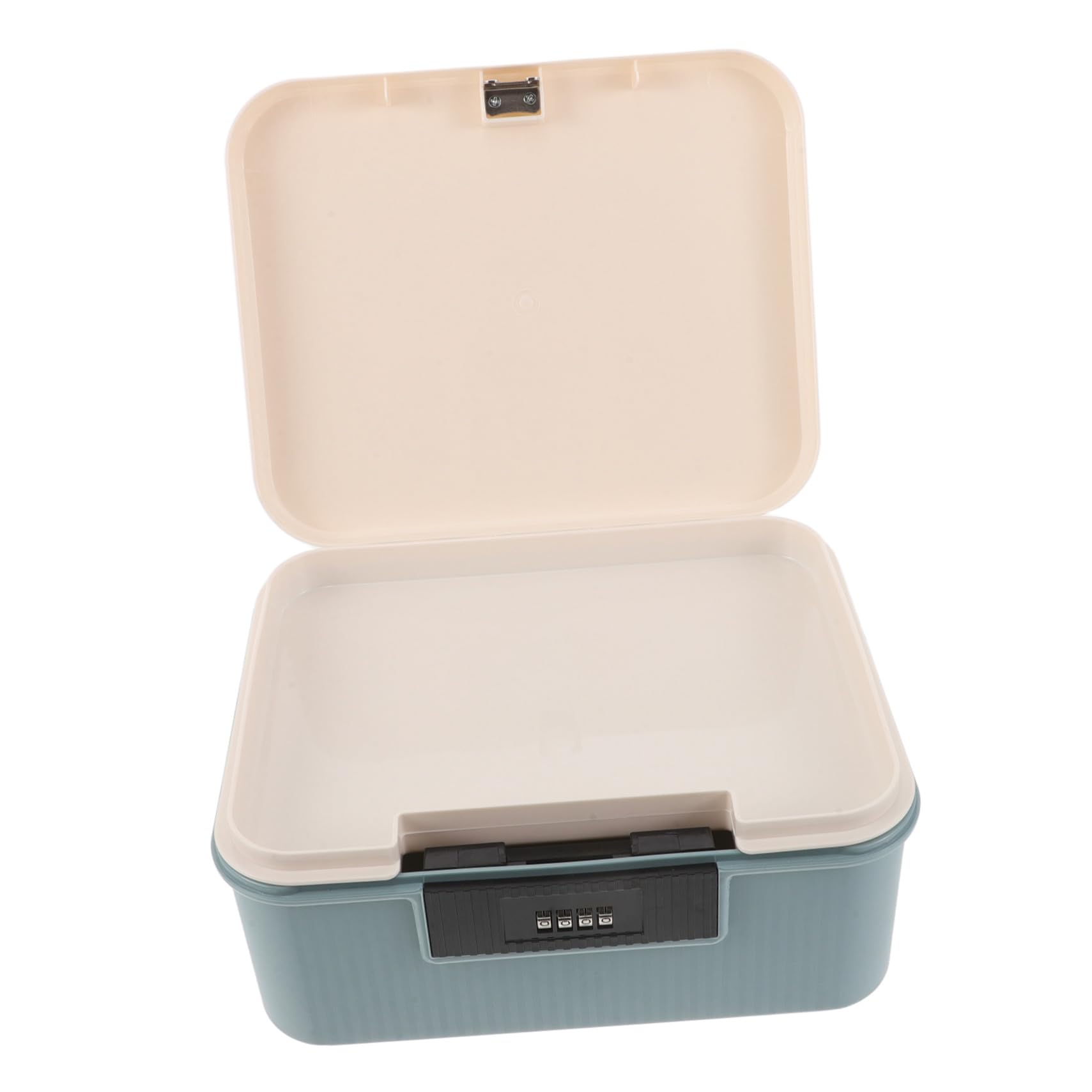 Scatola di Archiviazione con Blocco Combinazione Portatile Antishock per Documenti e Oggetti Personali e Privacy per Ufficio e Casa