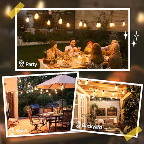 50% Off Larkvue 75FT Dimmable Outdoor LED String Lights - Image 6