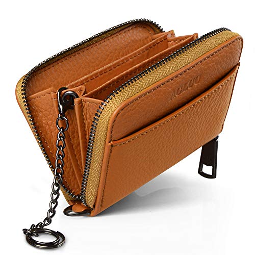 LUOLUO 小さい 小銭入れ メンズ 本革 コインケース カードケース YKK ファスナー コンパクト 財布 の商品画像 1