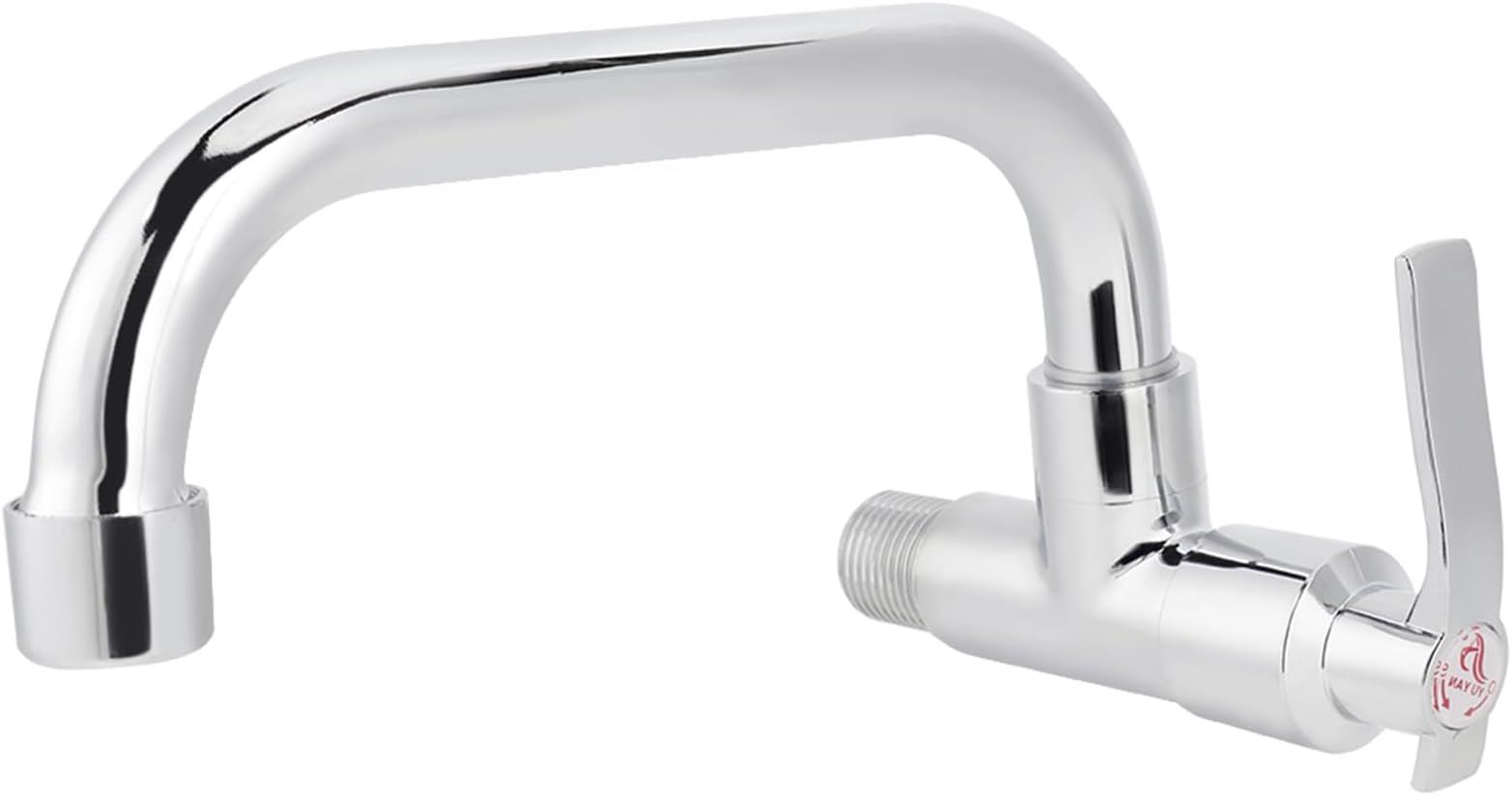 AUNMAS Kitchen Tap, G1/2inch Cold Water Wall Mounted Kitchen Faucet Silver Single Washing Basin Sink Tap Mixer for Home Use