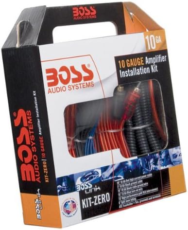 Boss Kitzero Car Amplifier Installation Kit Complete 10 Gauge