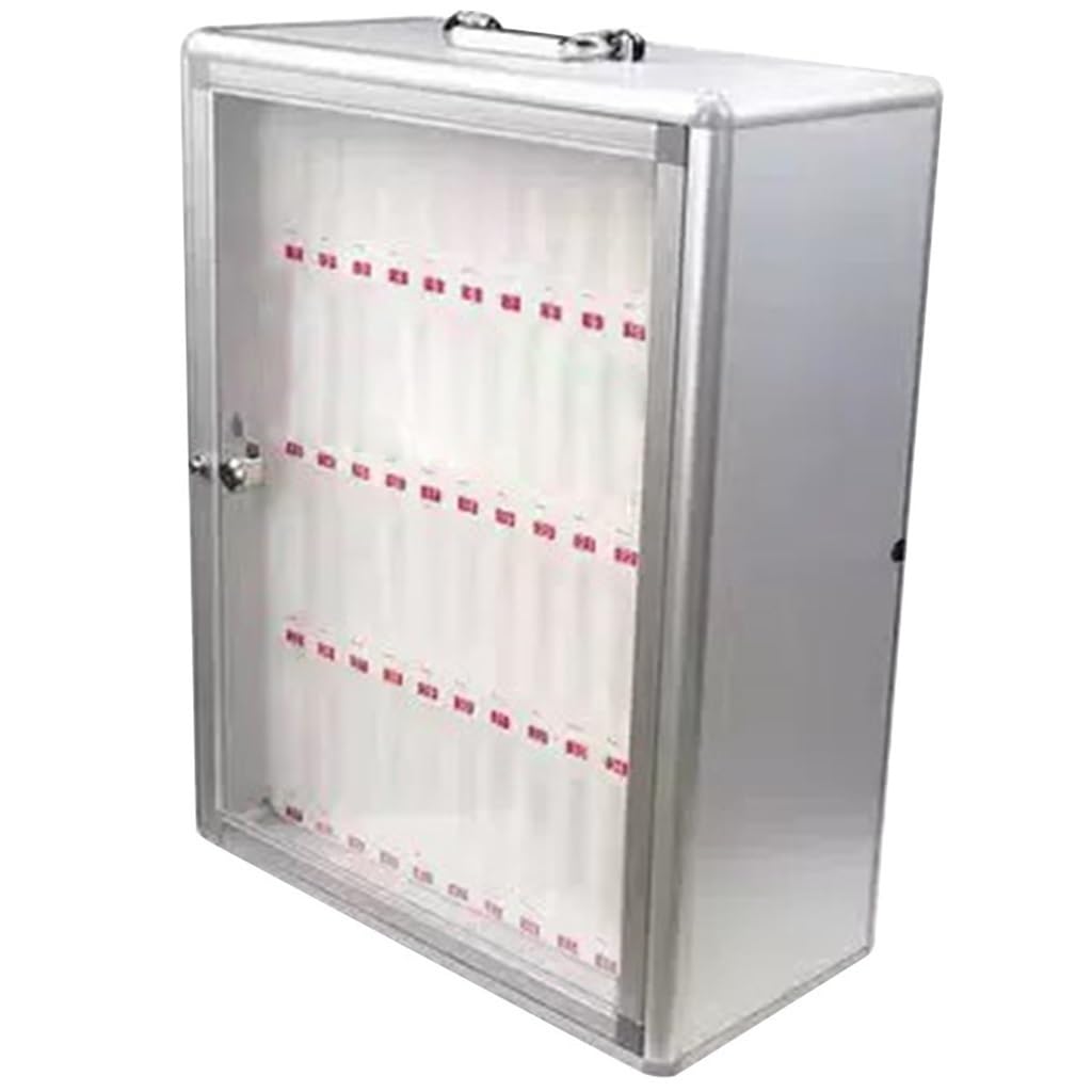 Caja de almacenamiento para teléfonos móviles de 8 a 60 ranuras, de aleación de aluminio, para guardar teléfonos móviles, organizador multifuncional de escritorio para conferencias, aulas, escuelas
