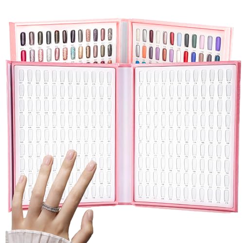 FGXY Palette d'Ongles Carte d'Affichage, tableau des couleurs des ongle, Vernis à Ongles Accessoire de Manucure, panneau d'affichage d'art d'ongle,...