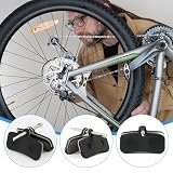leruiyezs 4 pary okładzin hamulcowych Shimano D03S dla niezawodnej skuteczności hamowania, cichego hamowania i trwałości, kompatybilne z D02S Saint BR-M810 M820 Zee M640 Deore XT M8020 TRP Tektro HD