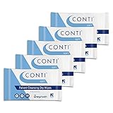 Synergy Health 5 Packs of 100 Conti Soft Large Dry Patient Cleansing Wipes