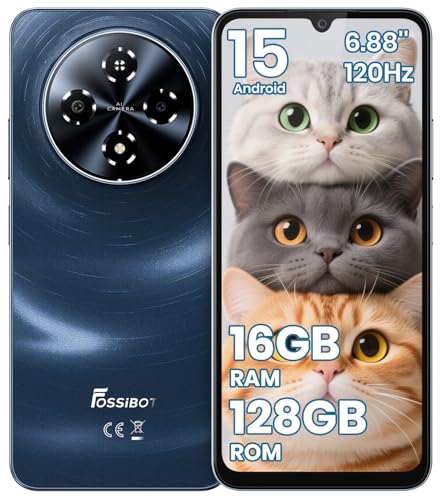 Amazon | FOSSiBOT S5 SIMフリー スマホ 本体 16GB RAM+128GB ROM 2TB