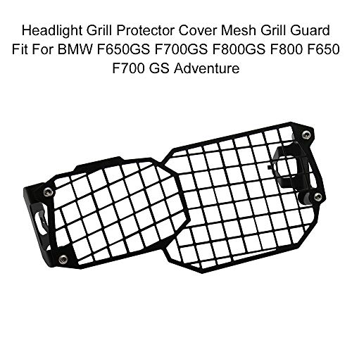 Anself Farol Grill Protetor Capa De Aço Inoxidável Malha Grill Fit Para BMW F650GS F700GS F800GS F80