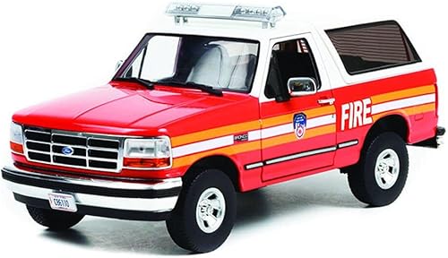 Collectibles Greenlight 19118 Artisan Collection - 1996 Bronco - FDNY (Departamento de Bomberos de la ciudad de Nueva York) Escala L 1:18 Diecast