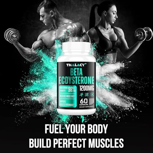 1200mg beta ecdysterone supplement 98 maximum purity ecdysterone supplements for lean muscle mass athletic performance amp strength 120 capsules
