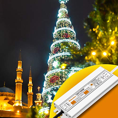 Image of LED Driver 150 Watts DC 12V Low Voltage Transformer, IP67 Waterproof Low Voltage Power Converter with 3-Prong US Plug for Any Indoor and Outdoor Led Lights, Computer Projects