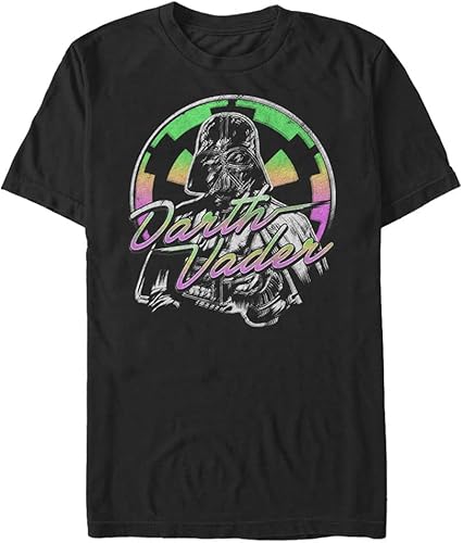 STAR WARS Big & Tall Another Cool Vader Men's Tops Short Sleeve Tee Shirt, Black