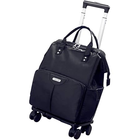 Amazon ショッピング キャリー リュック カート トラベルバッグ キャリーバッグ 横押し 横押しカート 3way 4輪キャスター360度回転 バッグの取り外し可能 機内持ち込み プレゼント グリーン M Lin Well ショッピングキャリー 通販