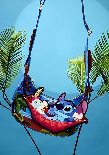 Loungefly Disney Lilo & Stitch Camping Cuties Crossbody Bag | Disney Accessories2