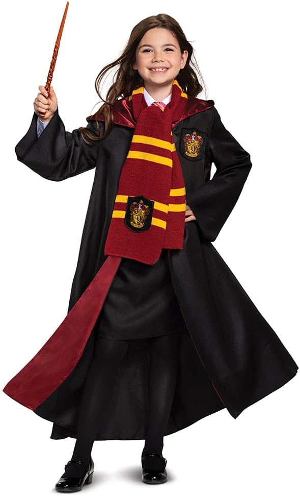 Harry Potter Scarf, Wizarding World Hogwarts House Themed Scarves, Movie Quality Character Dress Up Costume Accessory