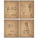 Space Patent Prints - Set of 4 Vintage Wall Art Photos
