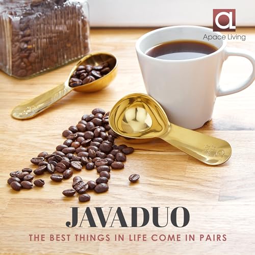 Image of Coffee Scoop (Set of 2) - 2 Tablespoon Stainless Steel Measuring Spoons