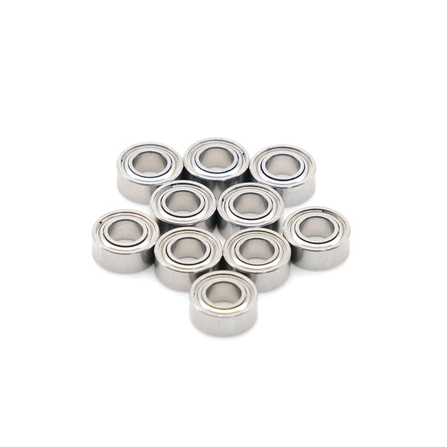 SMR74ZZ Stainless Steel 4X7X2.5 Mm Miniature Ball Bearings 10Pcs(10 SMR148ZZ 8x14x4)