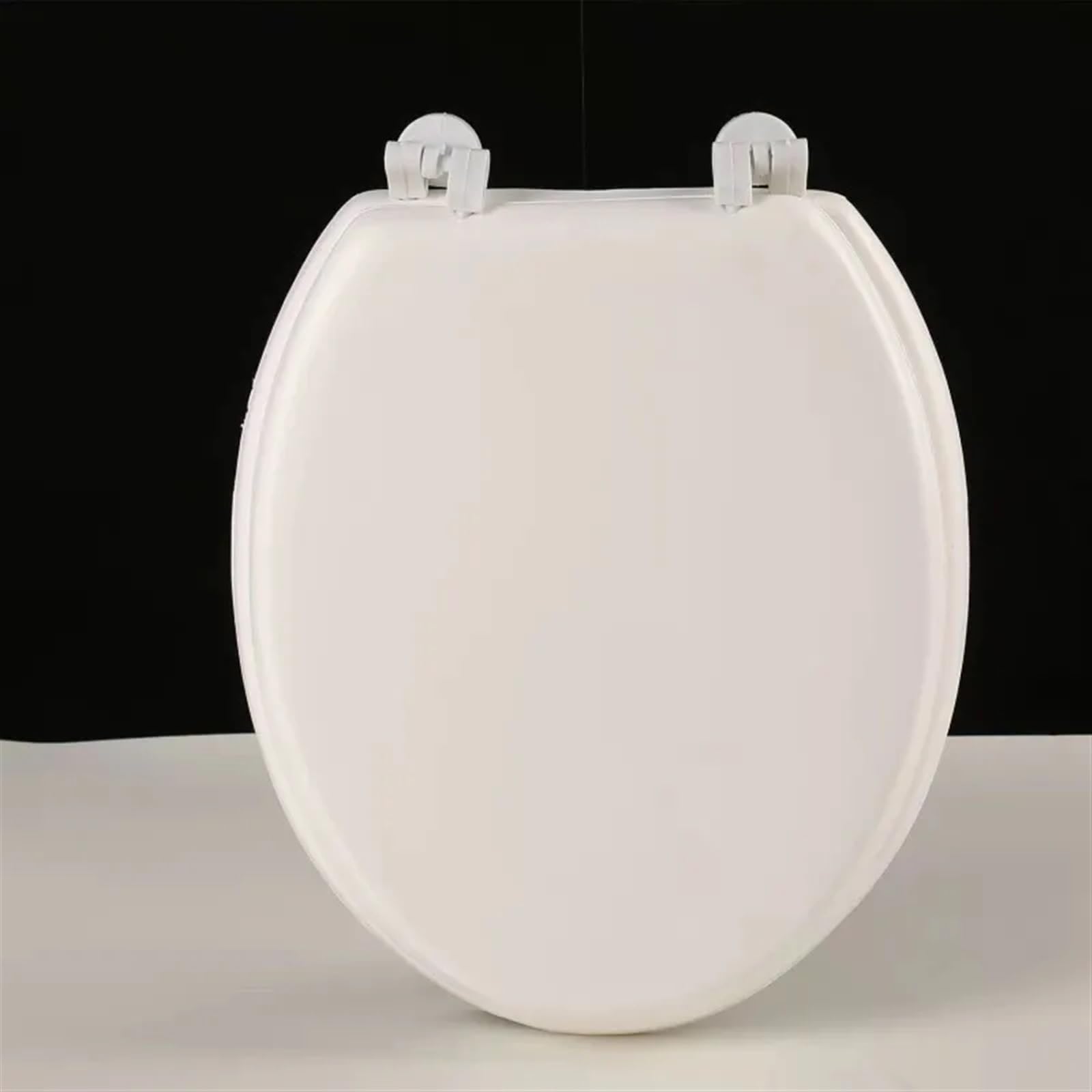 Housse de toilette pour salle de bain avec siège chauffant amovible blanc UO