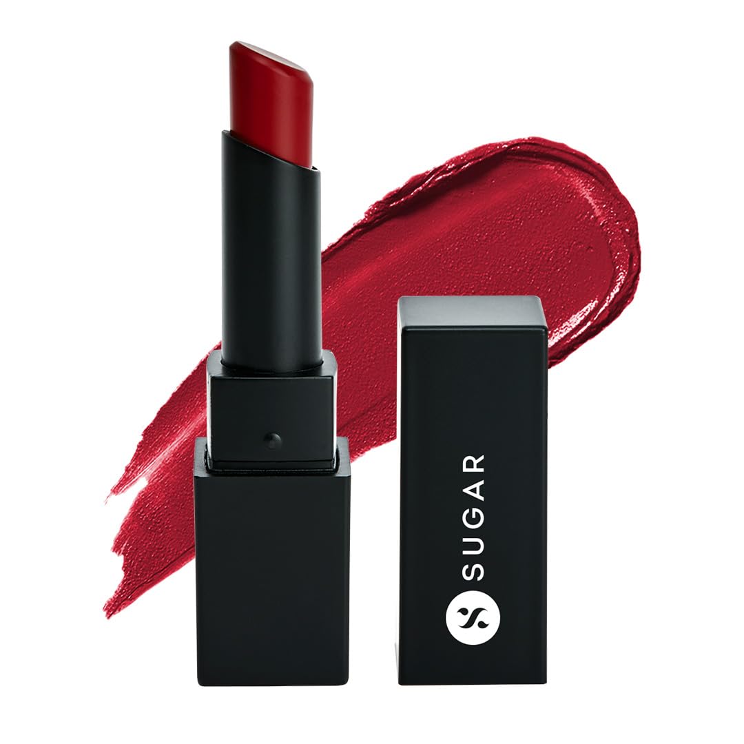 Nothing Else Matter Longwear Lipstick for Women | Lasts Up To 8+ Hours| Enriched with Vitamin E | 100% Vegan | 3.2gm - 18 Scarlet Letter