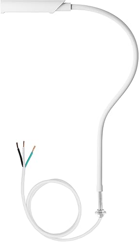 Reliable UberLight Flex 1100TL - Luz de tarea rígida con cable Luz LED portátil con soporte de mesa, cuello de cisne flexible de 26.5 pulgadas,